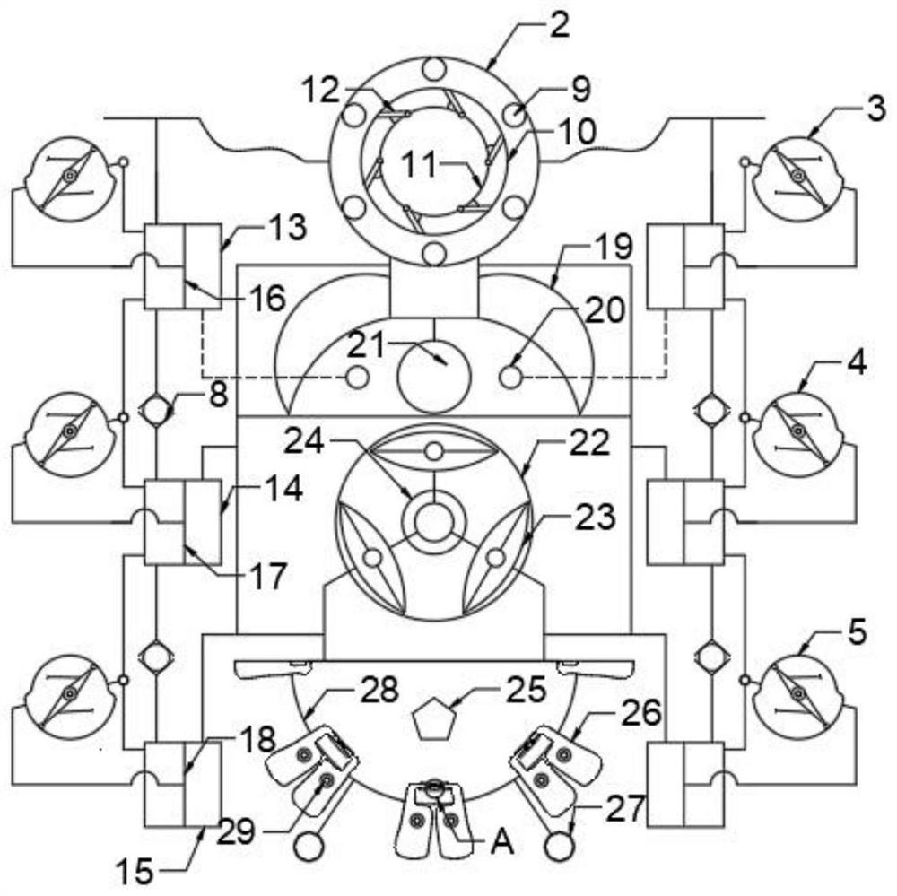 Dust removal device for oil detection