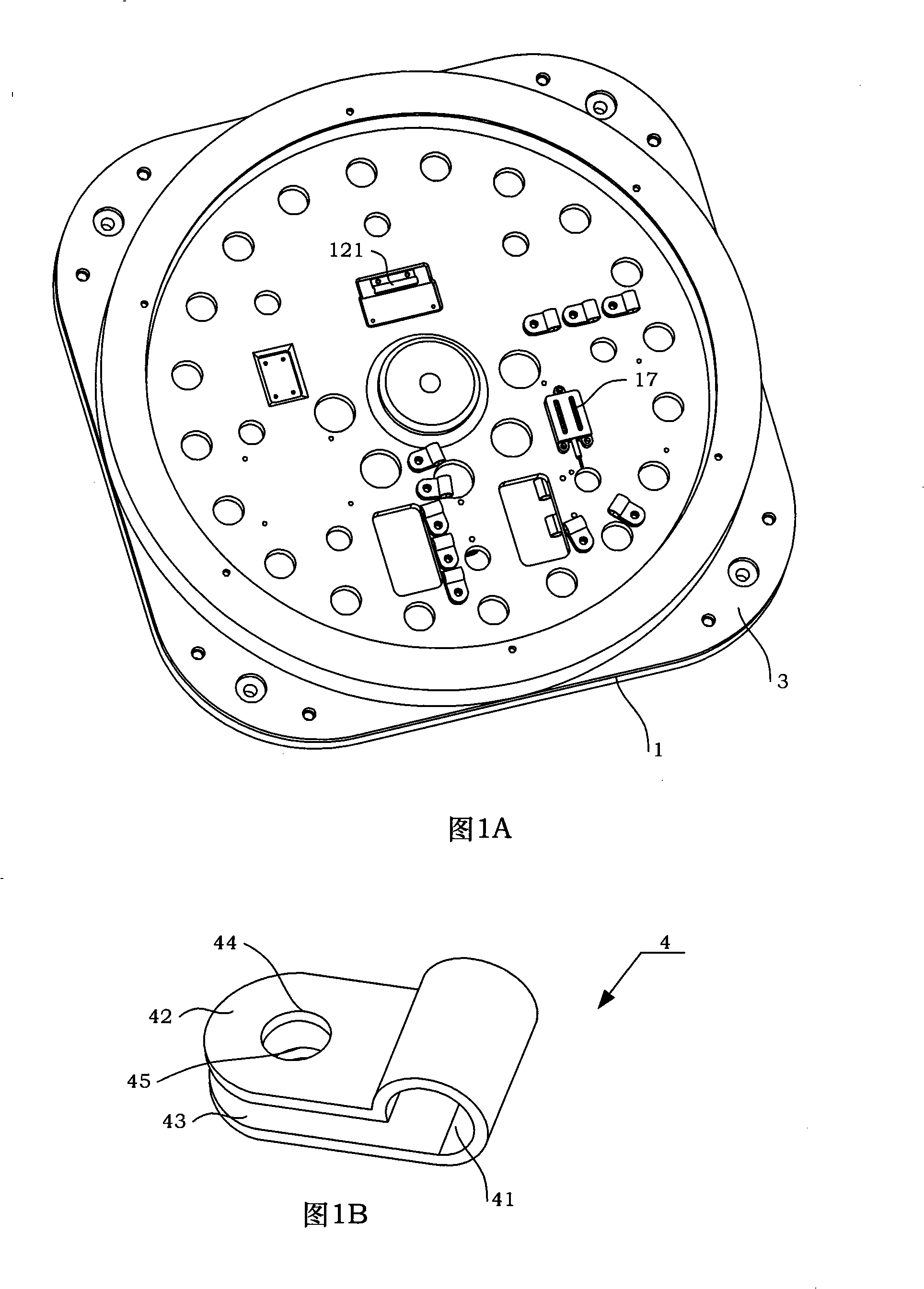 Indexing mechanism of optic fiber gyroscope teaching experiment north seeker