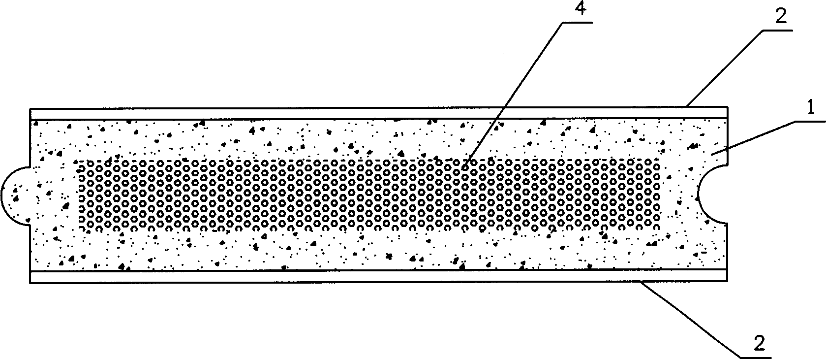 Light compound side fascia and its manufacturing method