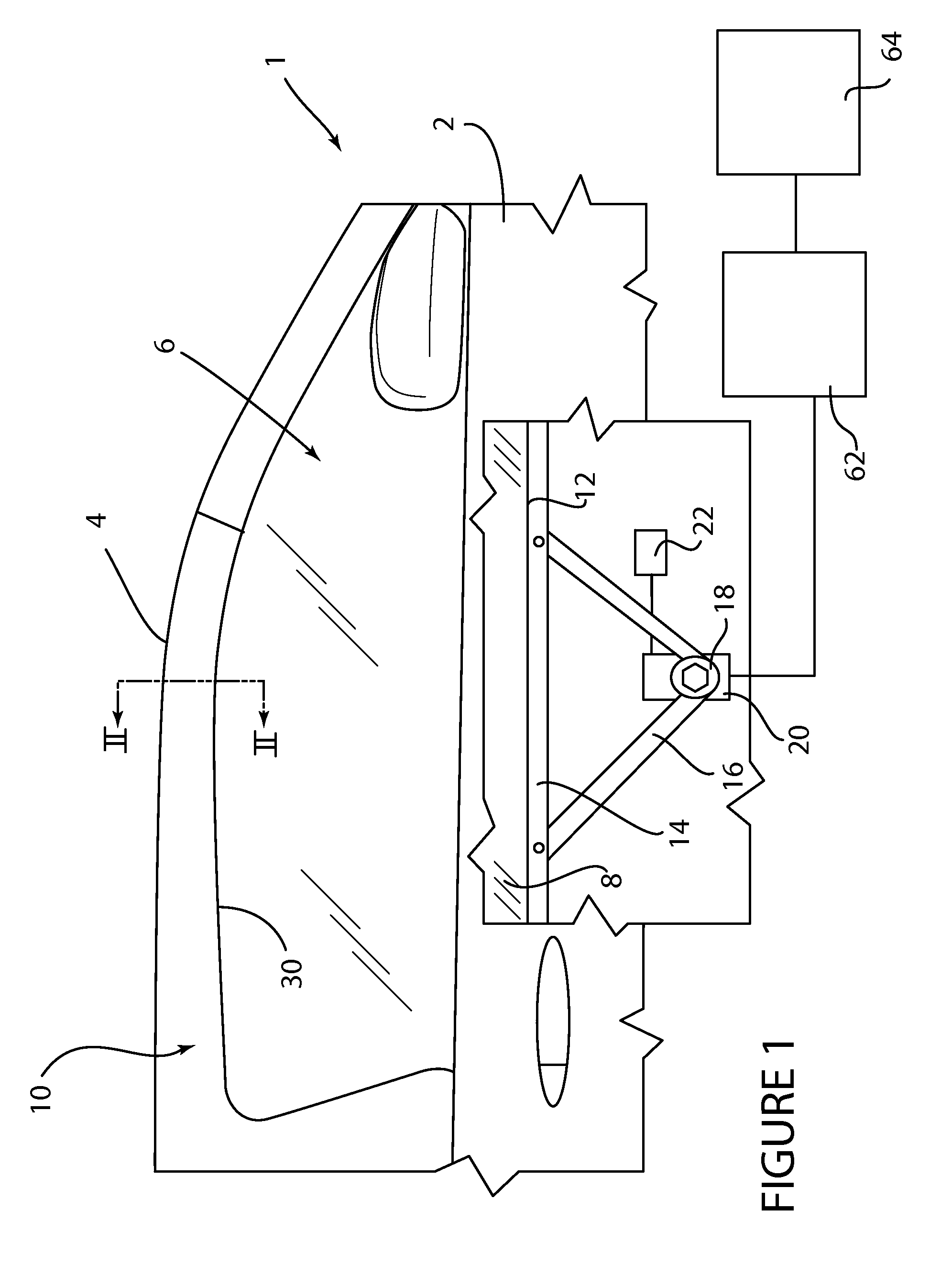 Two stage glass position for frameless vehicles