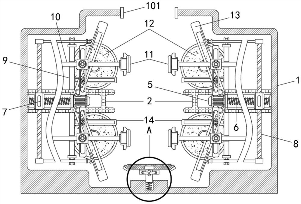 Intelligent medical massage device based on high-end equipment manufacturing