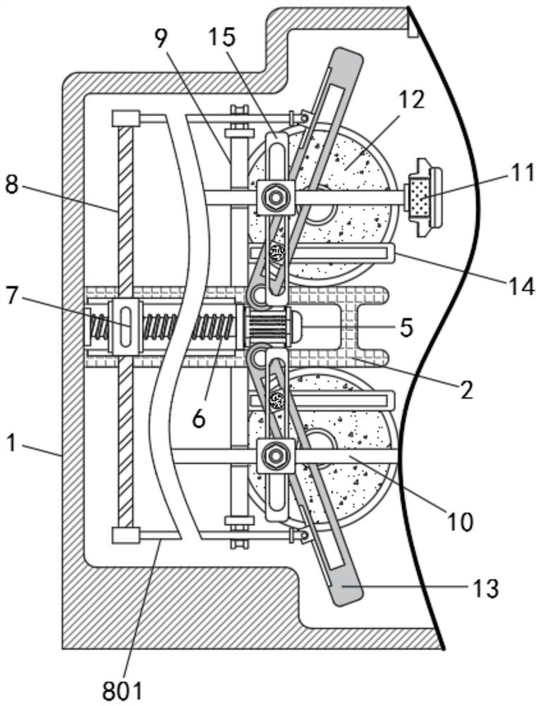 Intelligent medical massage device based on high-end equipment manufacturing