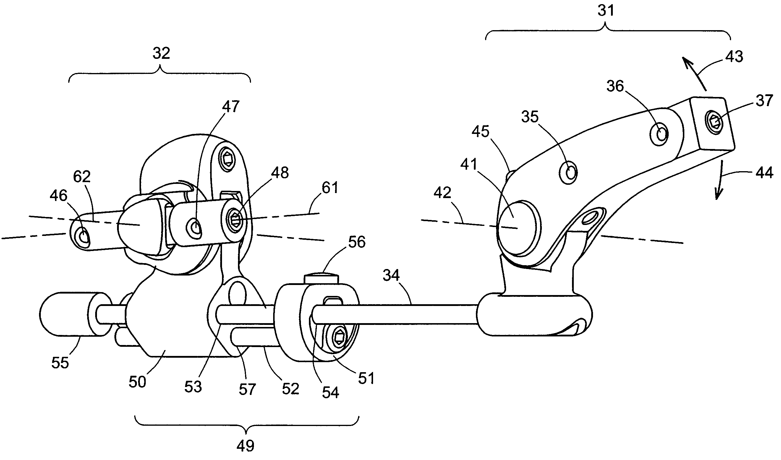 External fixator for Colles' fracture