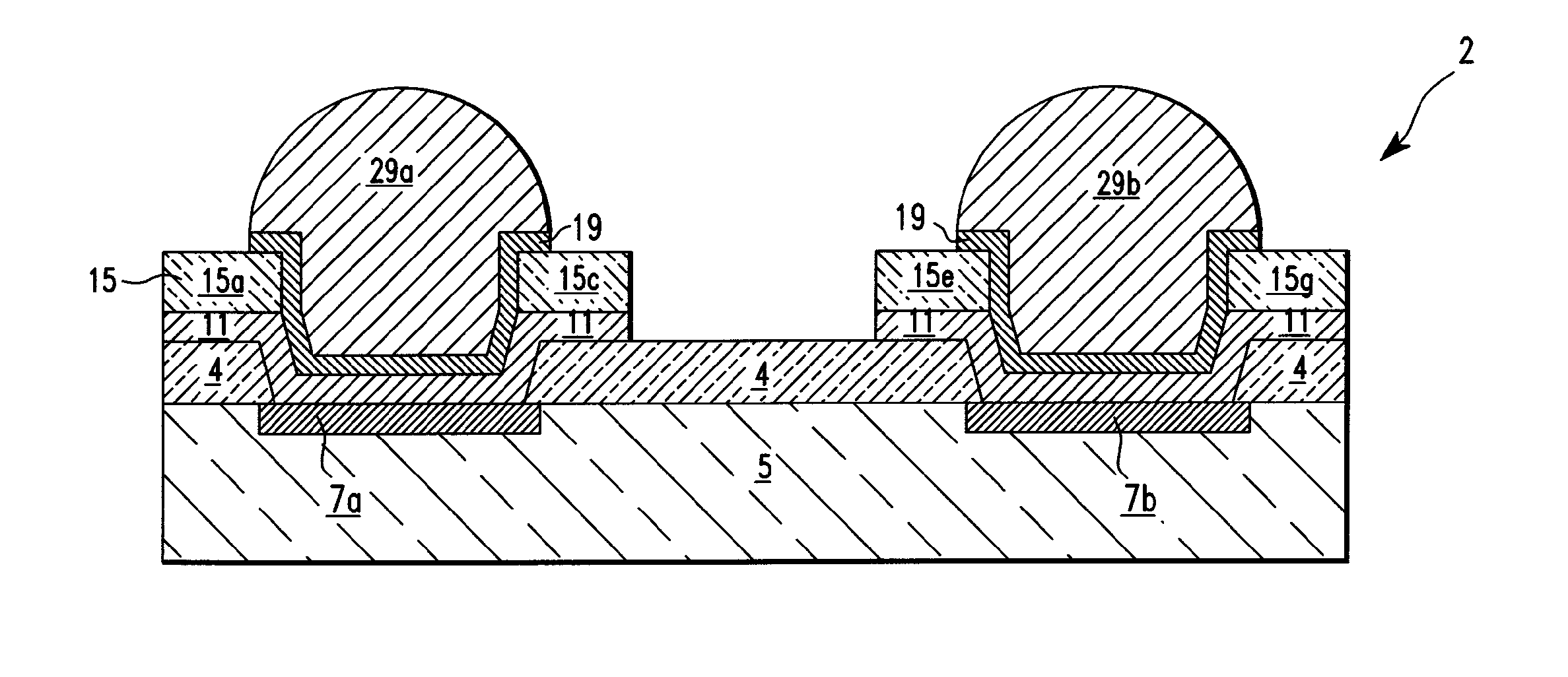 Electrical interconnection structure formation