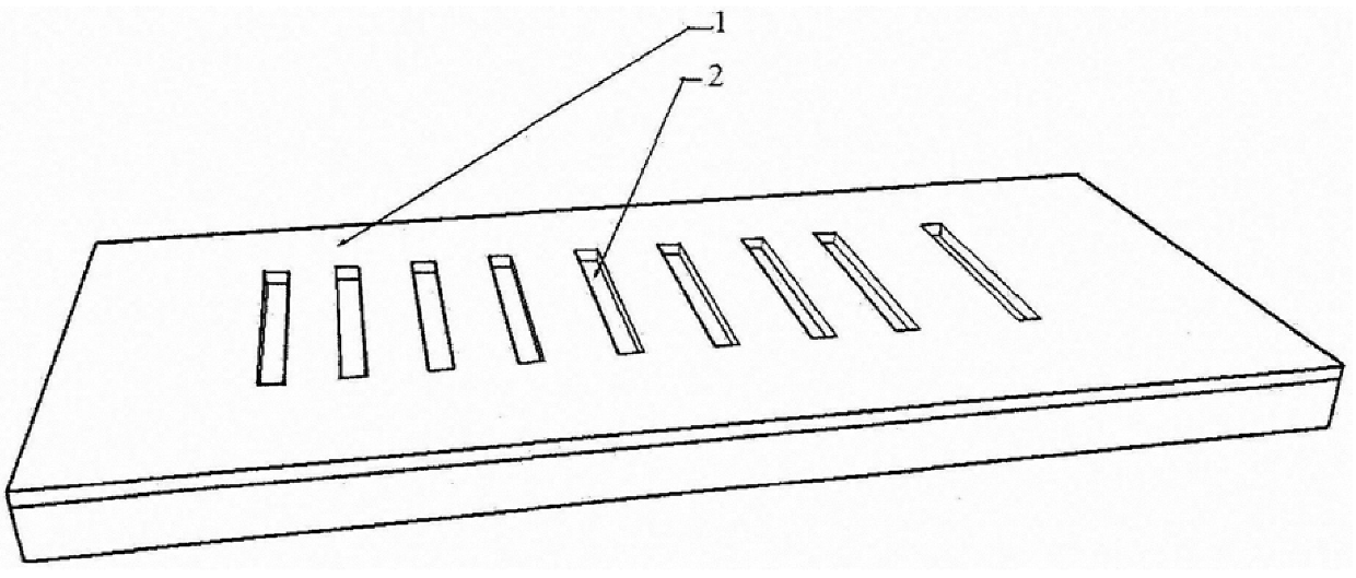 A thin film patterning method on a flexible substrate