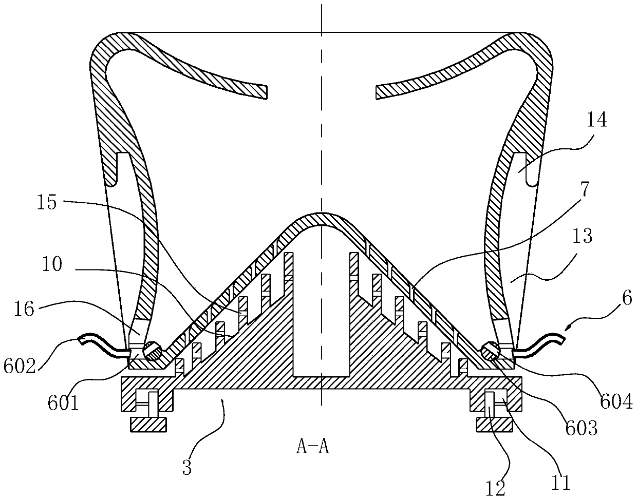 Polygonatum slicing and sorting device and using method thereof