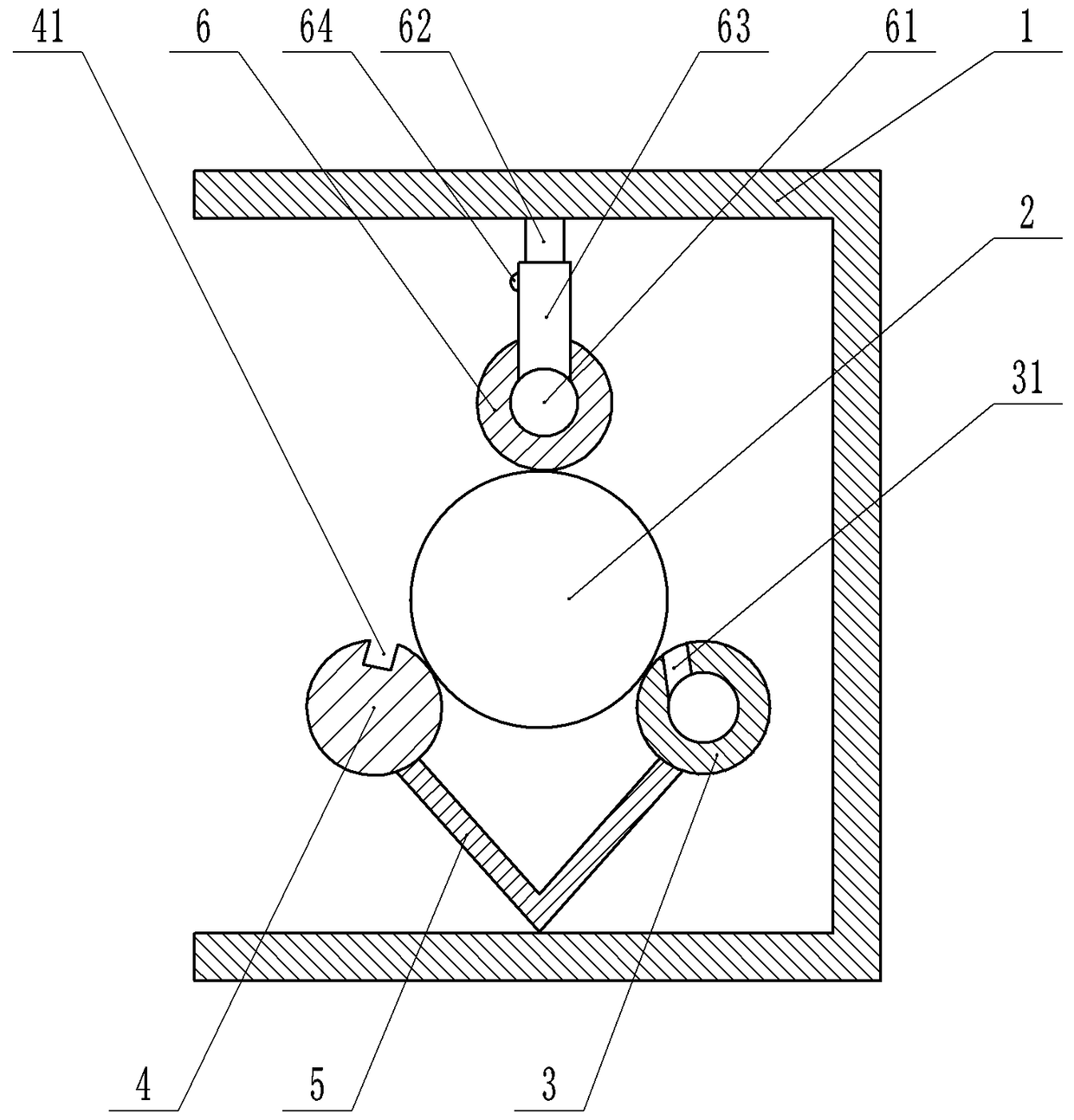 Processing device for half-shaft hardening machine tools