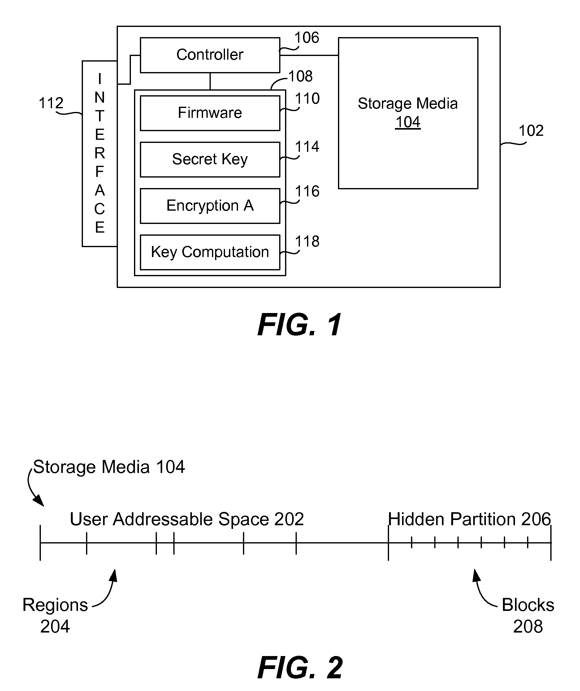 Security-Enhanced Storage Devices Using Media Location Factor in Encryption of Hidden and Non-Hidden Partitions