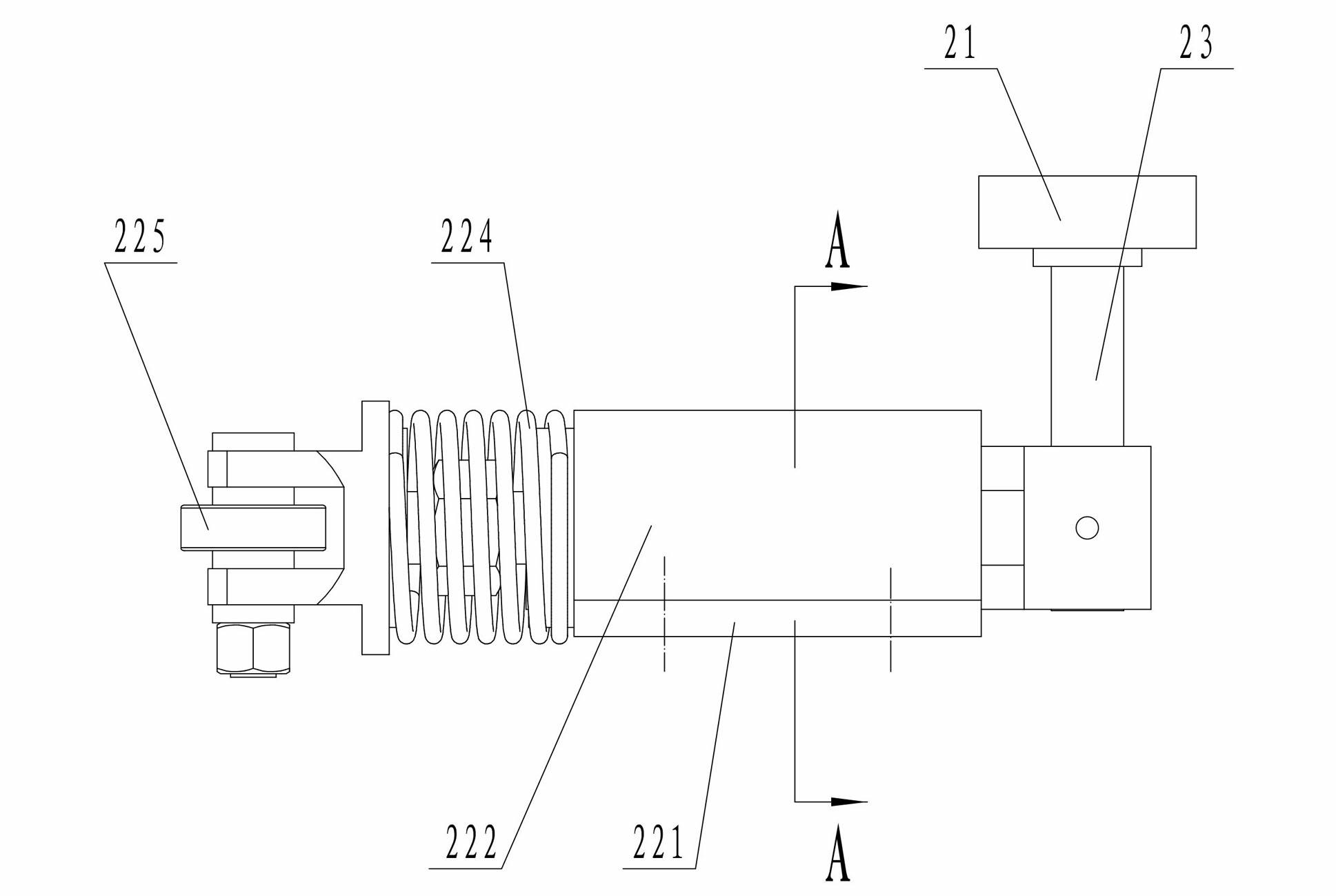 Follow-up brake device for automatic lamp inspection machine