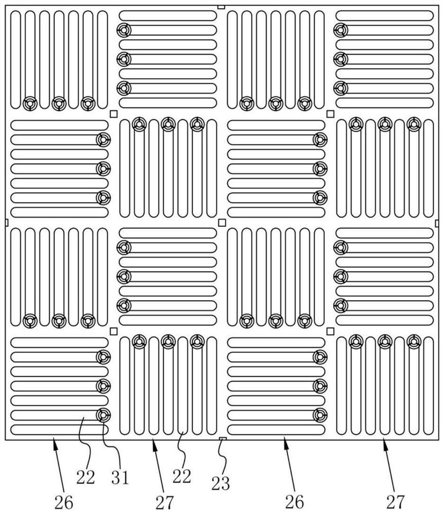 Ceramic sheet paving structure and paving method for covering old bricks with ceramic sheets