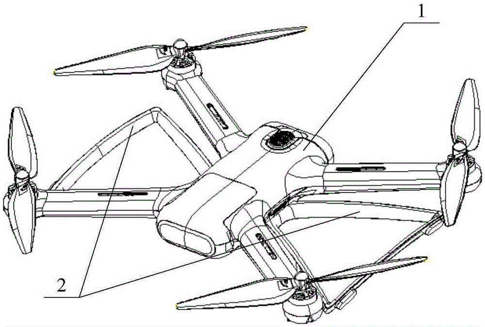 Foot stool structure of air vehicle and air vehicle