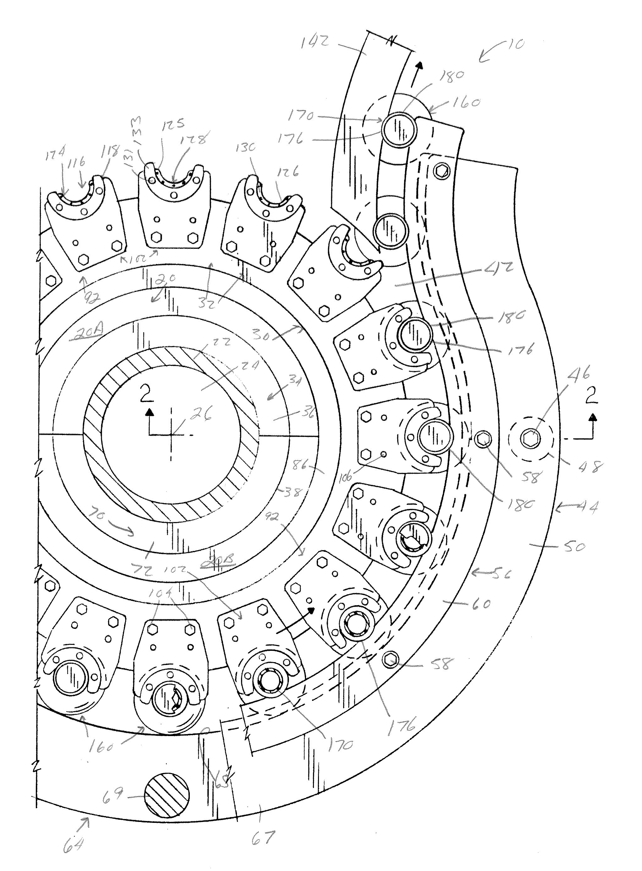 Apparatus and method to prevent bottle rotation