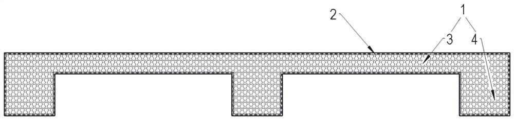 Modified composite reinforcing material and antibacterial wear-resistant light tray