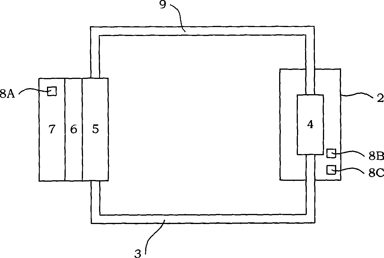 Microsatellite active heat controlling system based on LHP passive heat elimination