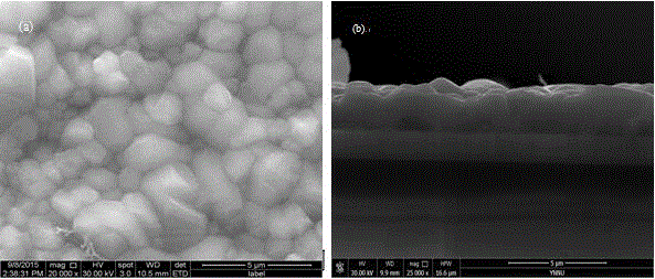 Method sputtering tin target and copper sulfide target to prepare copper-tin-sulfur film and battery