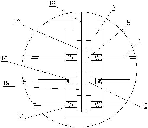 Crushing device for soil improvement