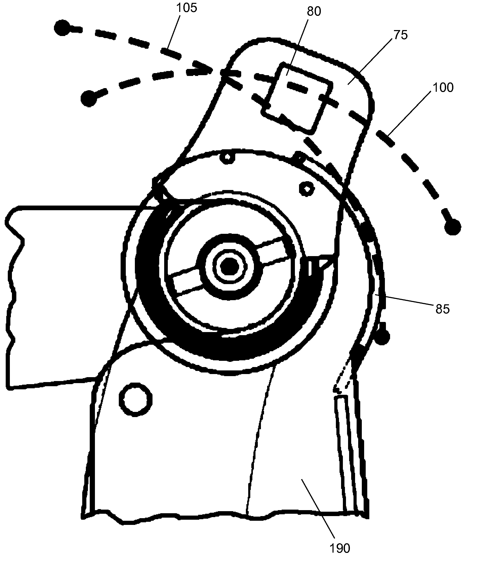 Front end loader attachment and locking mechanism