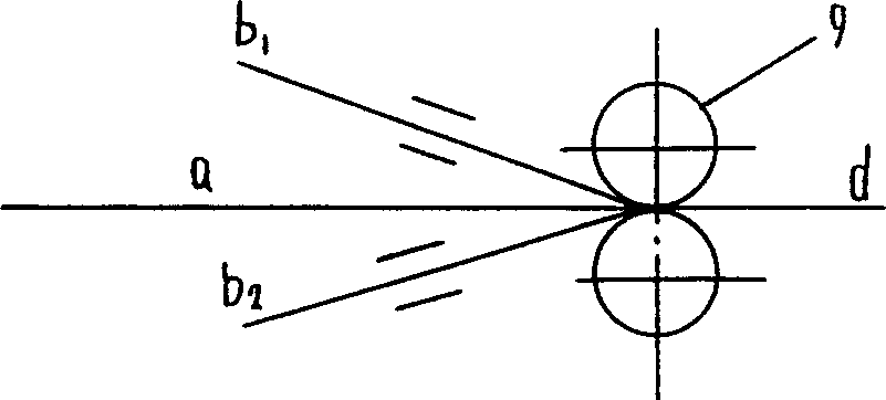 Producing method of double-metal composite band