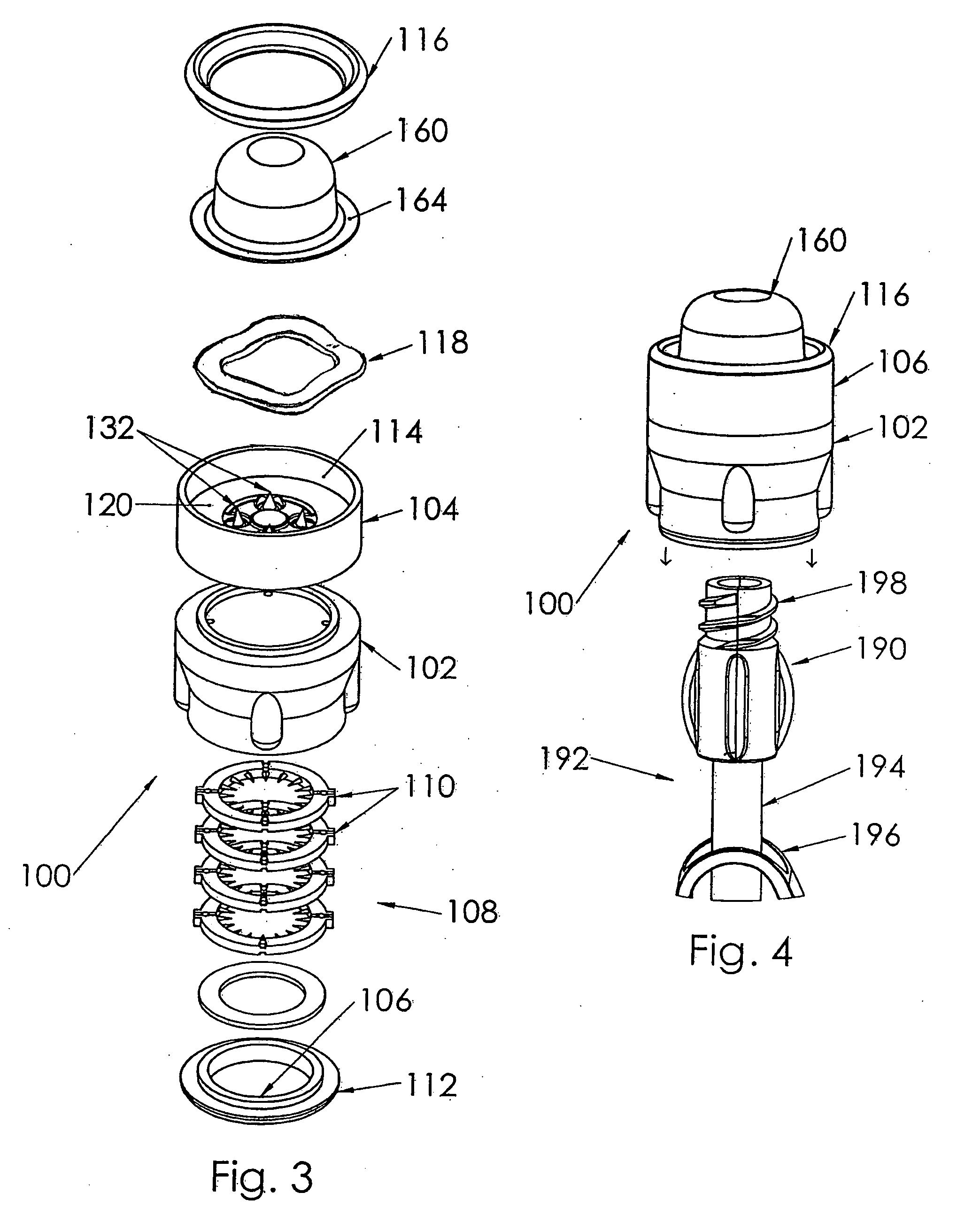 Luer Cleaner with Self-Puncturing Reservoir