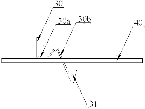 A kind of installation method of power taking structure