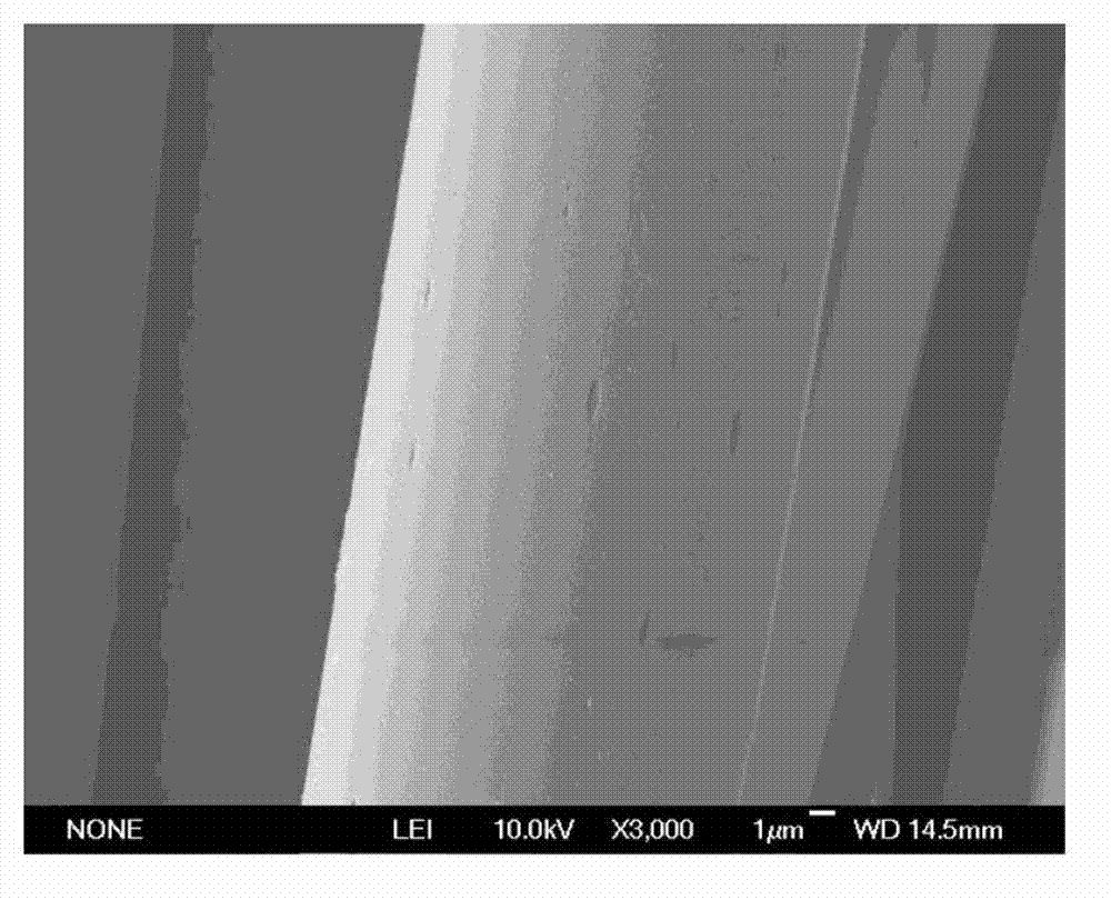 Method for modifying polyester fabric by using magnetic nano iron trioxide