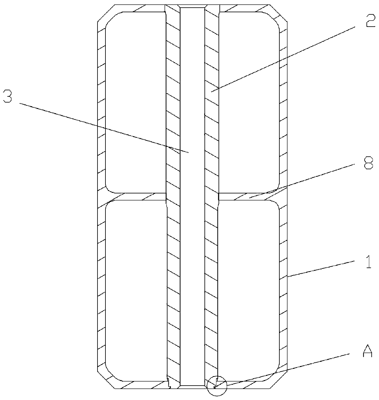 A vehicle body longitudinal beam and sub-frame installation structure