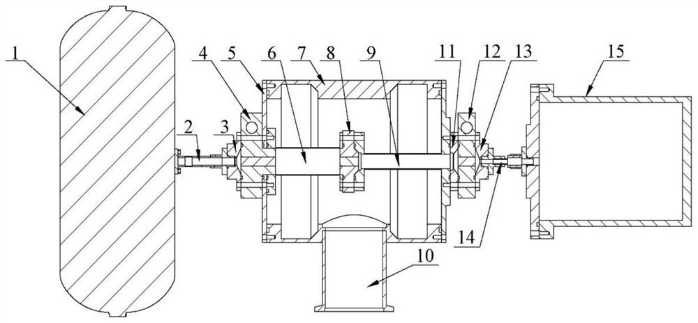 Detachable linear low-temperature pulse tube refrigerating machine and experimental device