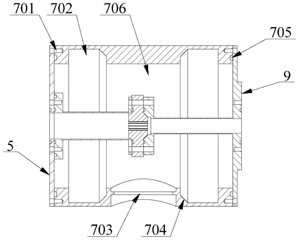 Detachable linear low-temperature pulse tube refrigerating machine and experimental device