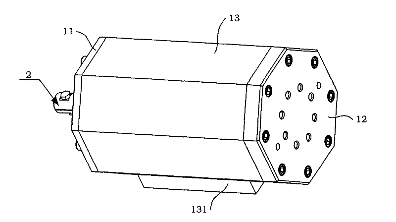 Ultraphonic elliptical vibration and extrusion processing device based on double-excitation longitudinal bending elliptical energy converter