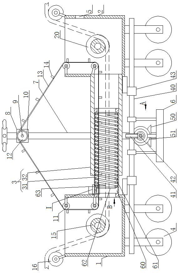 Rubber pre-forming cooling device for production of damping component of washing machine