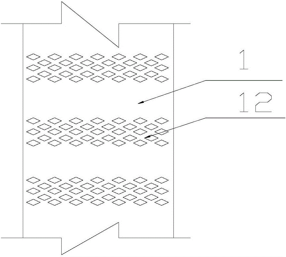 Composite elastic waist lining and manufacturing process thereof