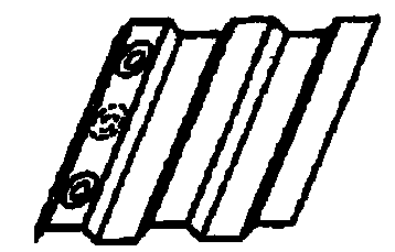 Testing method of shearing property of waveform steel-web combination beam