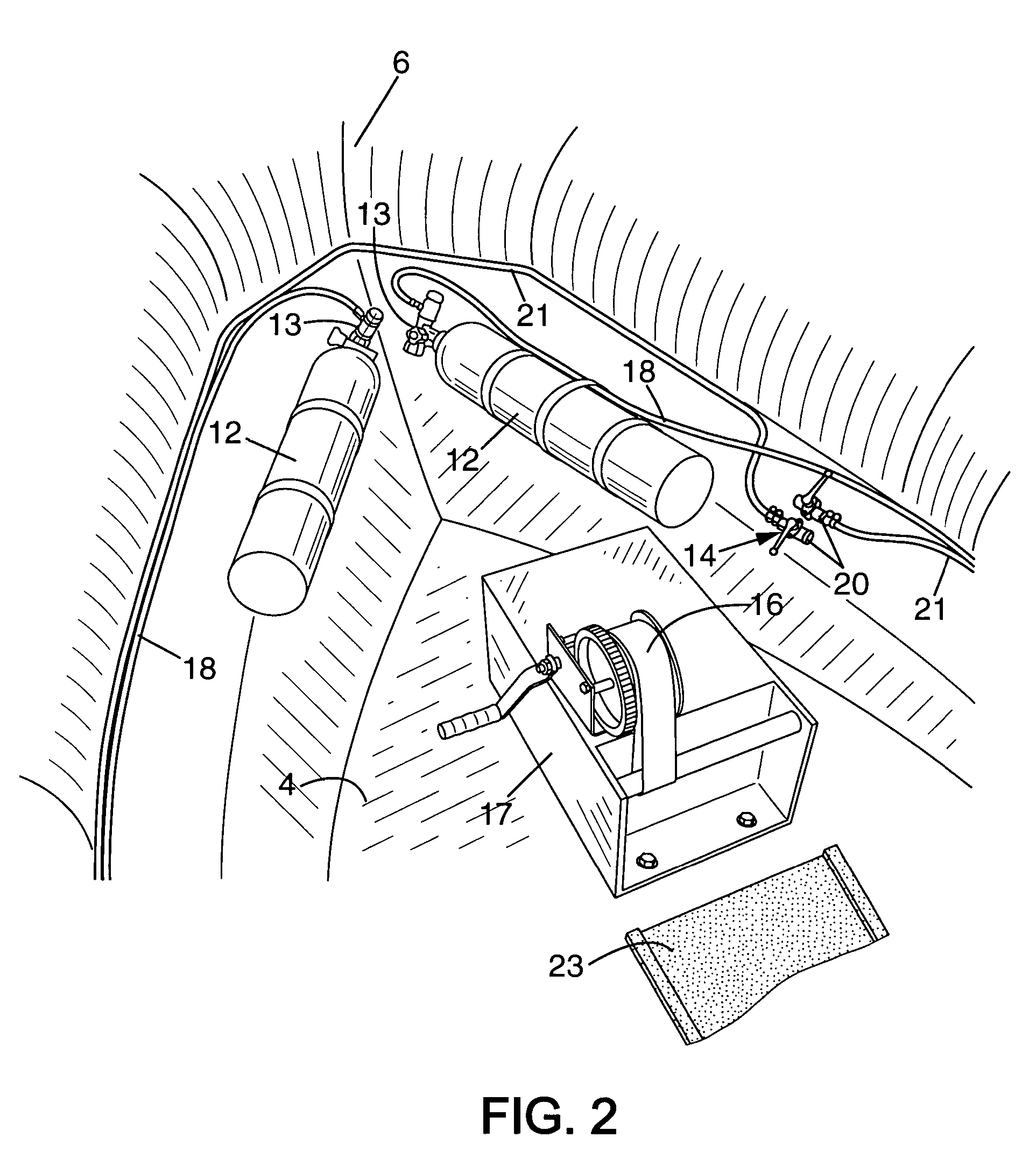 Pneumatic boat arranged for the loading/unloading and transportation of floating loads