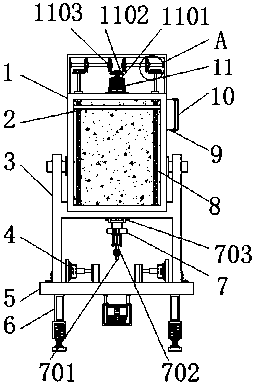 Automatic charging equipment for emulsion explosive bale