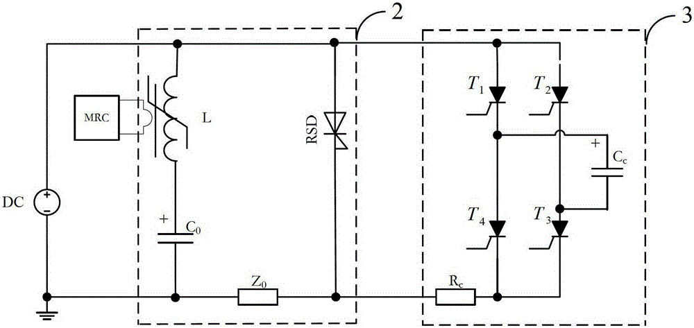 A flip-flop circuit for a reverse switching transistor