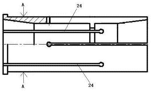 Expanding mould type bidirectional turning clamp