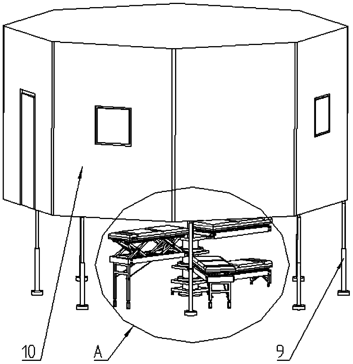 a temporary medical tent