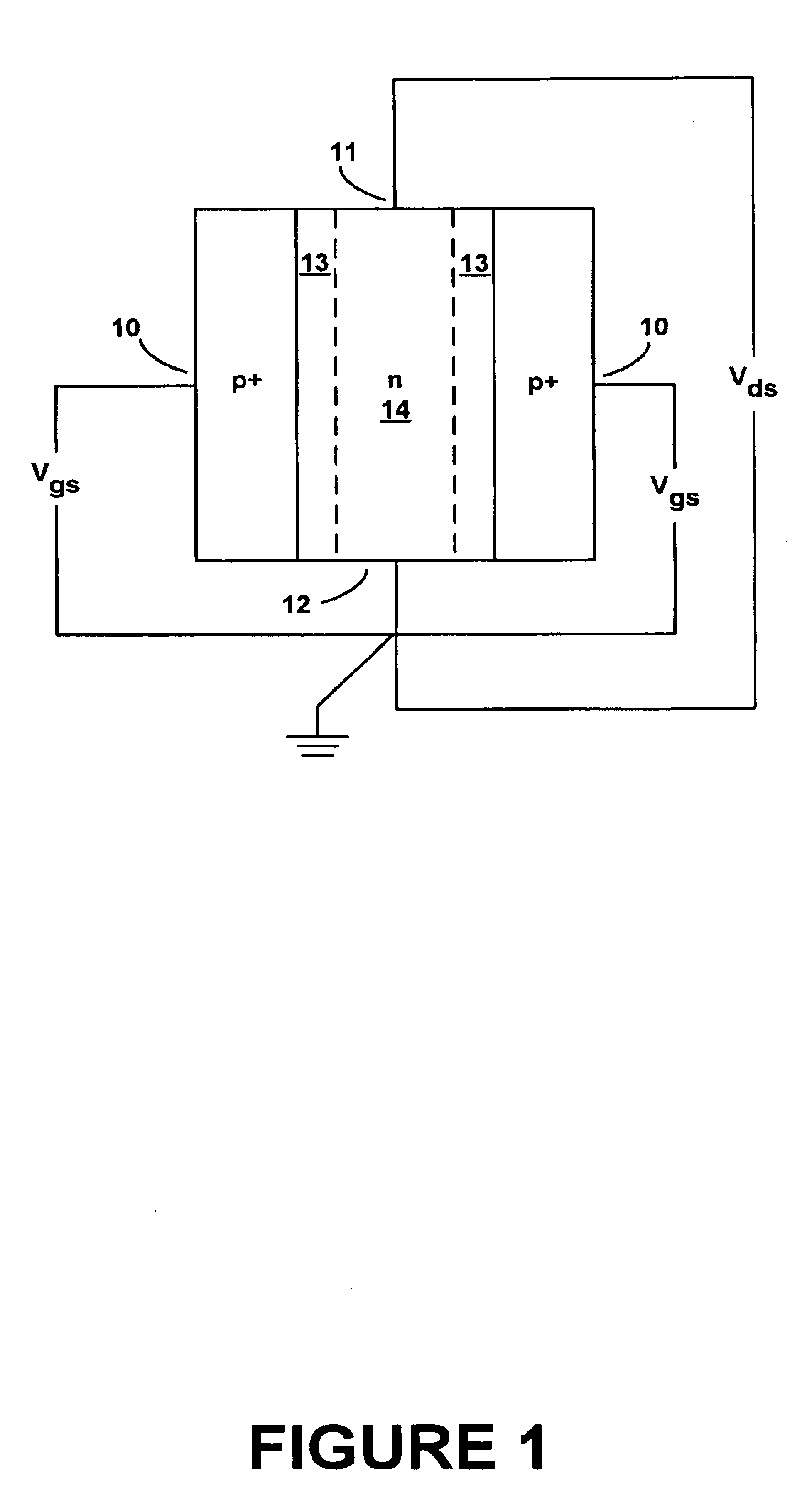 Method and structure for a high voltage junction field effect transistor