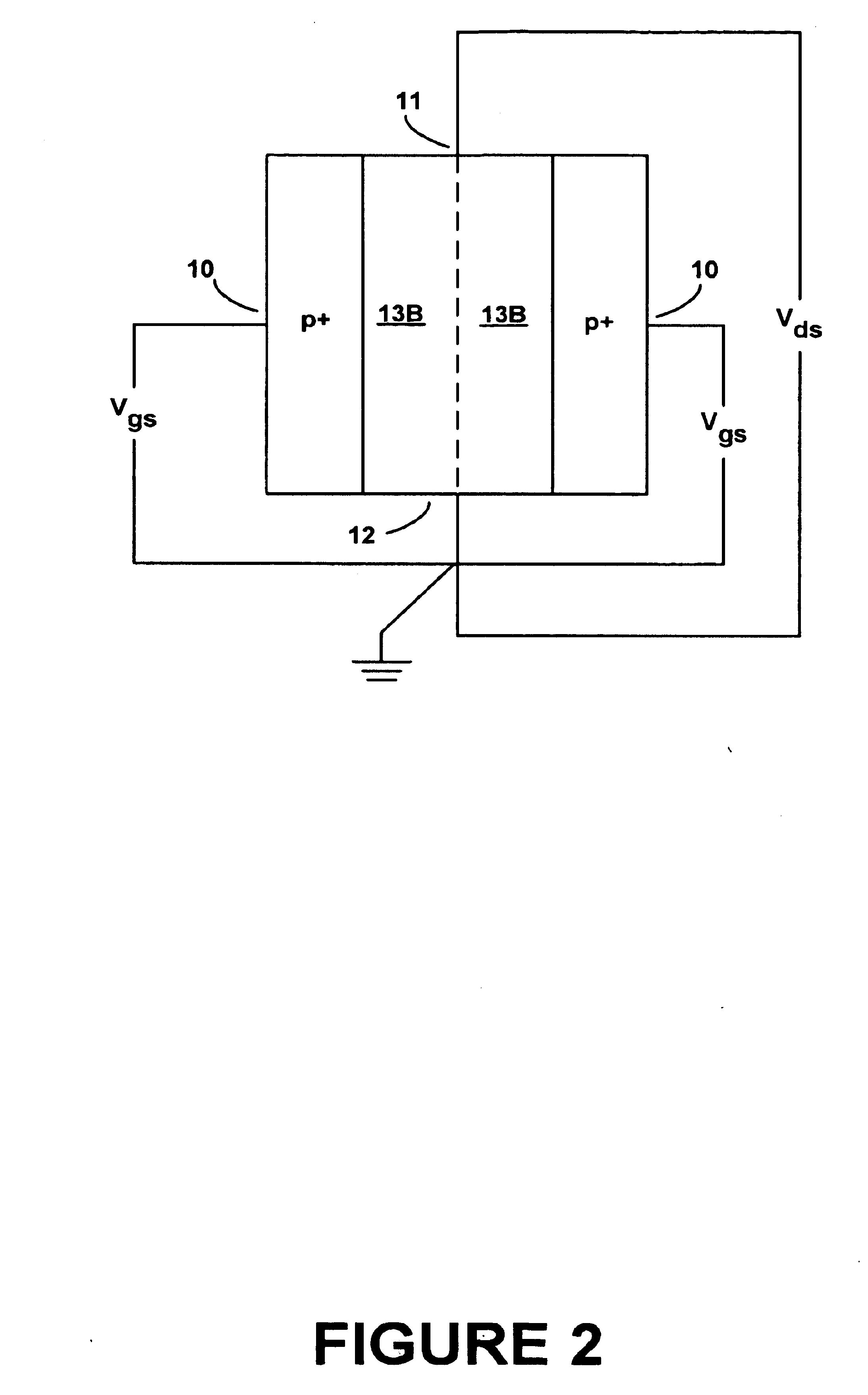 Method and structure for a high voltage junction field effect transistor