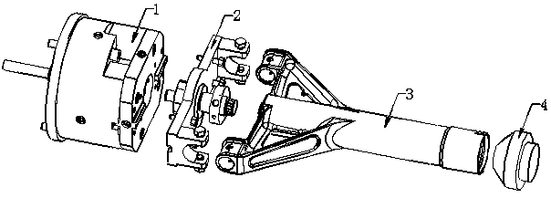 Clamping fixture for outer cylinder parts