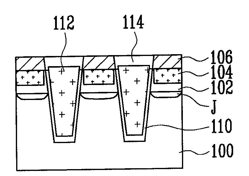 Flash memory device with isolation structure