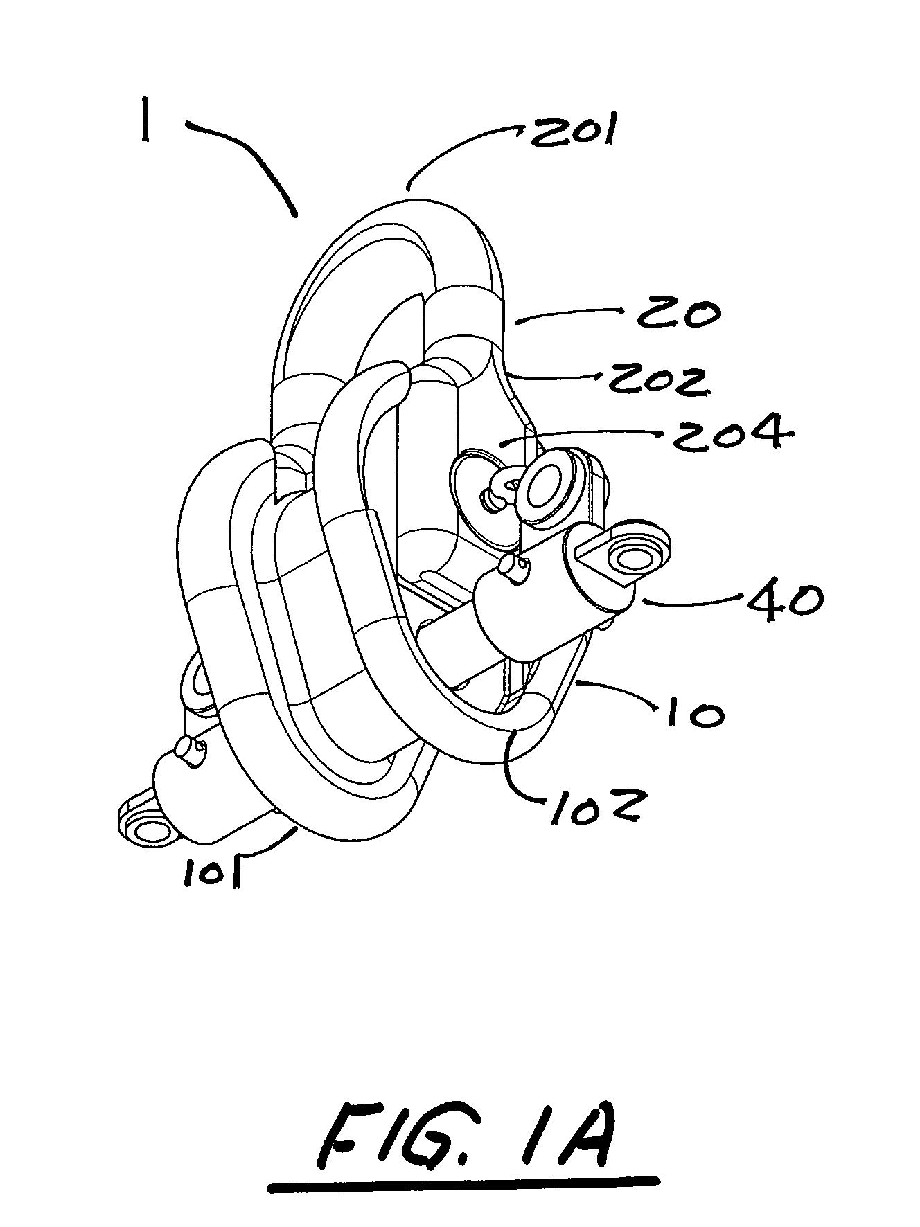 Detachable synthetic rope connector