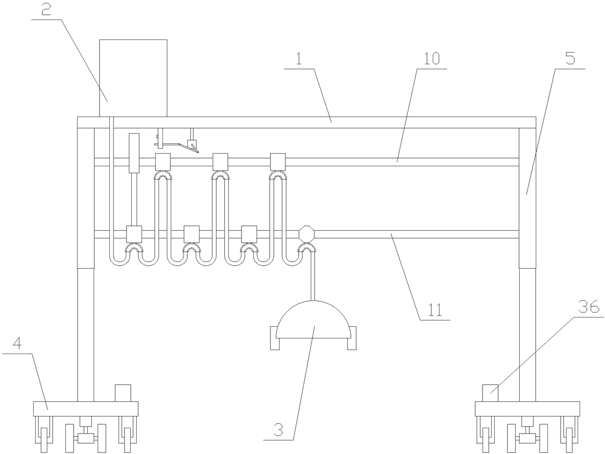 Intelligent VR experience device conveniently moving for building engineering design