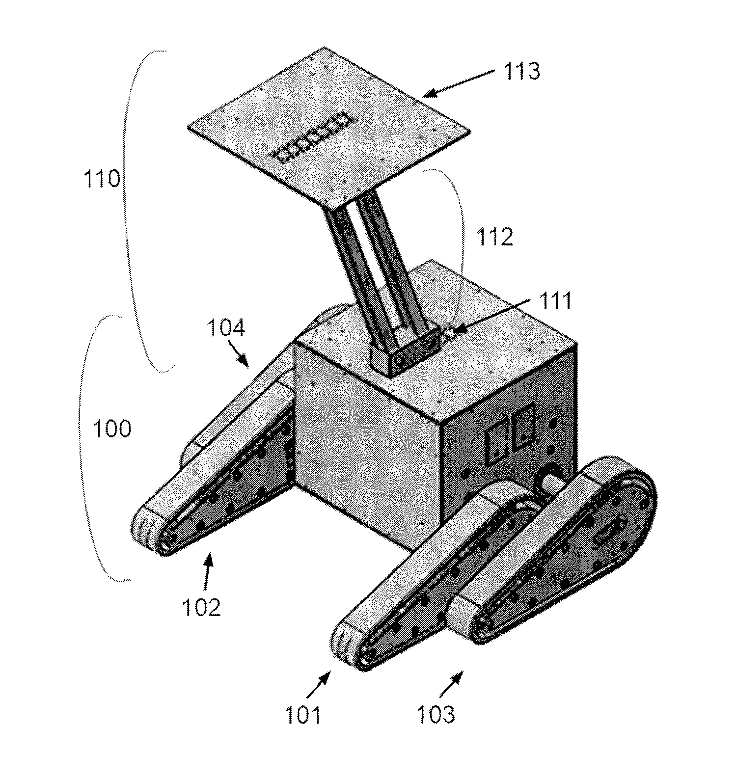 Dynamically stable stair climbing home robot