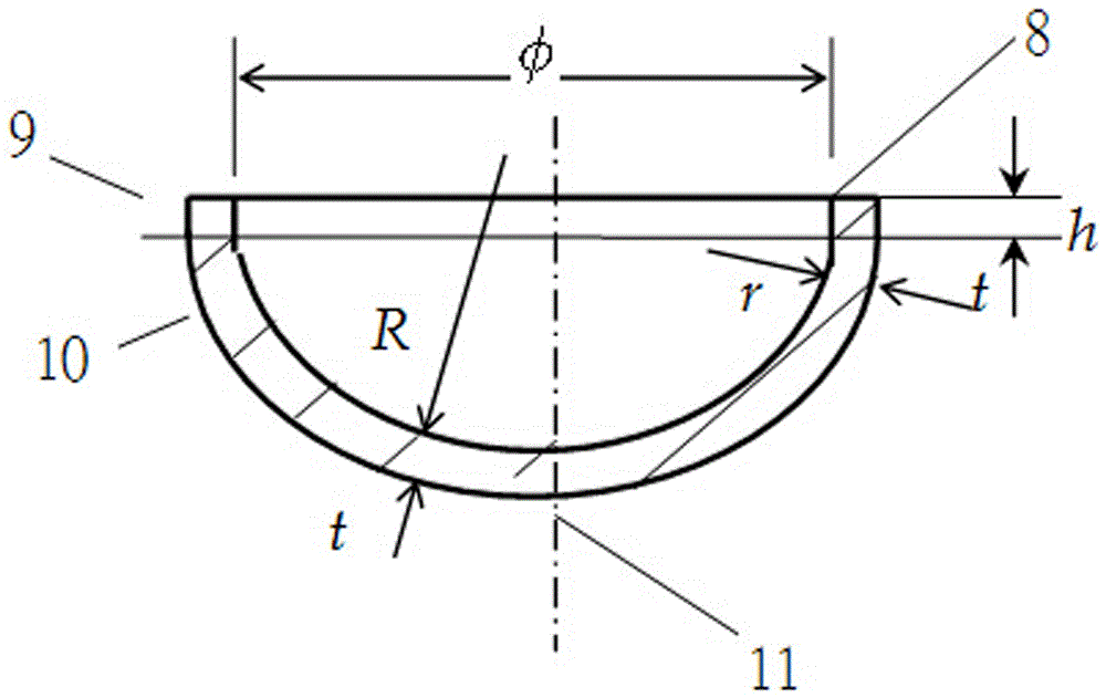 Reactor seal hot pressing forming method, blank applying method and reactor seal formed by method