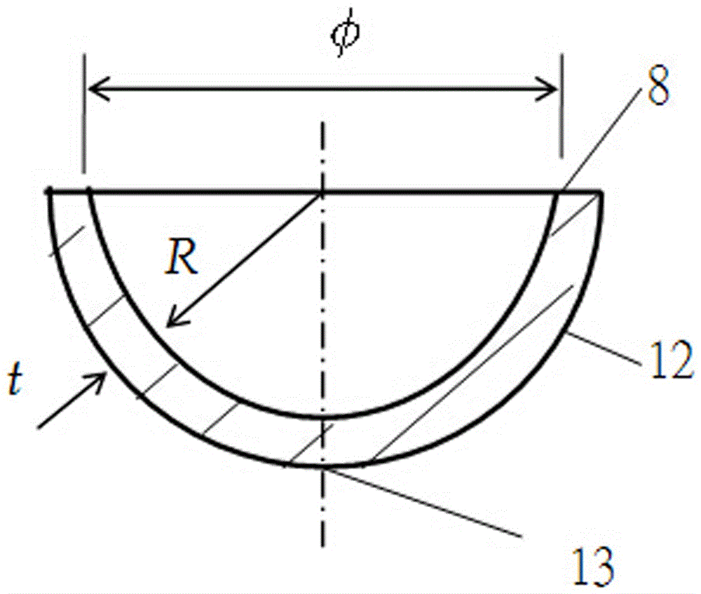 Reactor seal hot pressing forming method, blank applying method and reactor seal formed by method