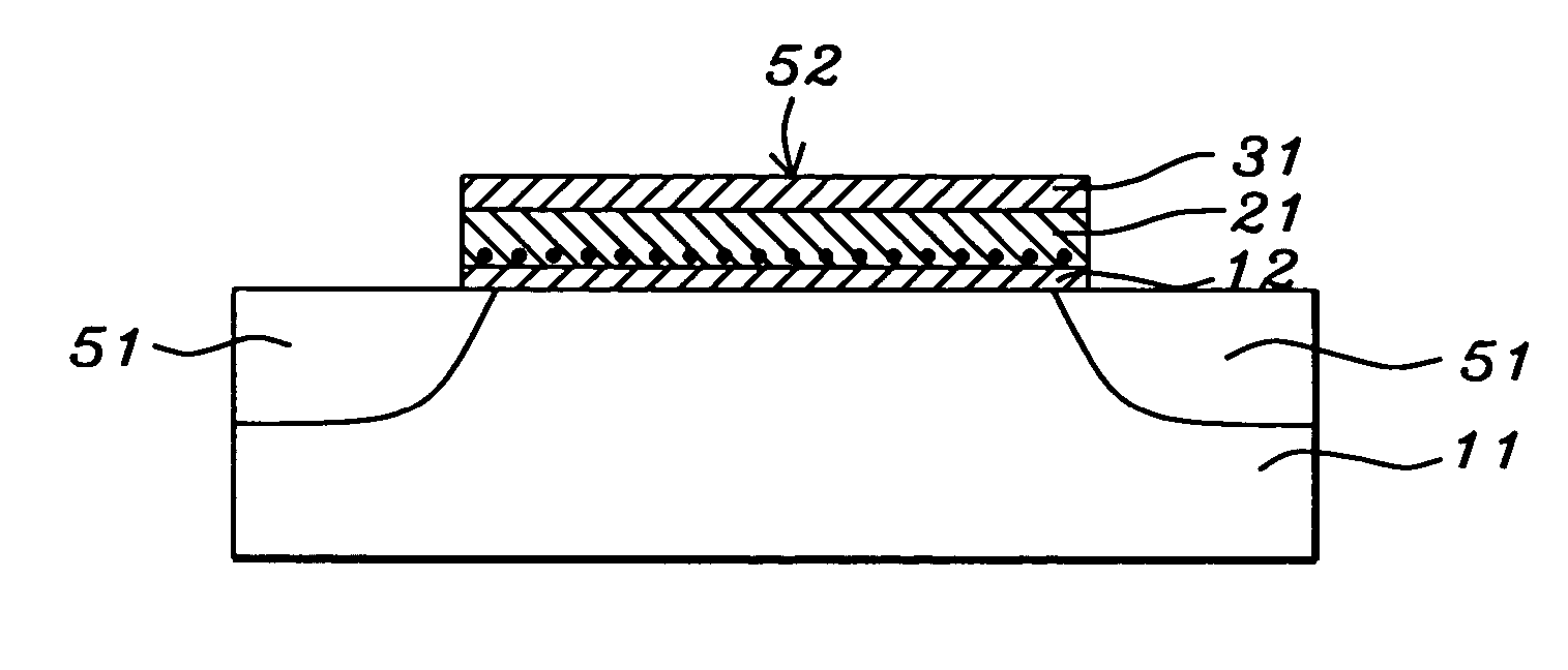 Process to manufacture nonvolatile MOS memory device