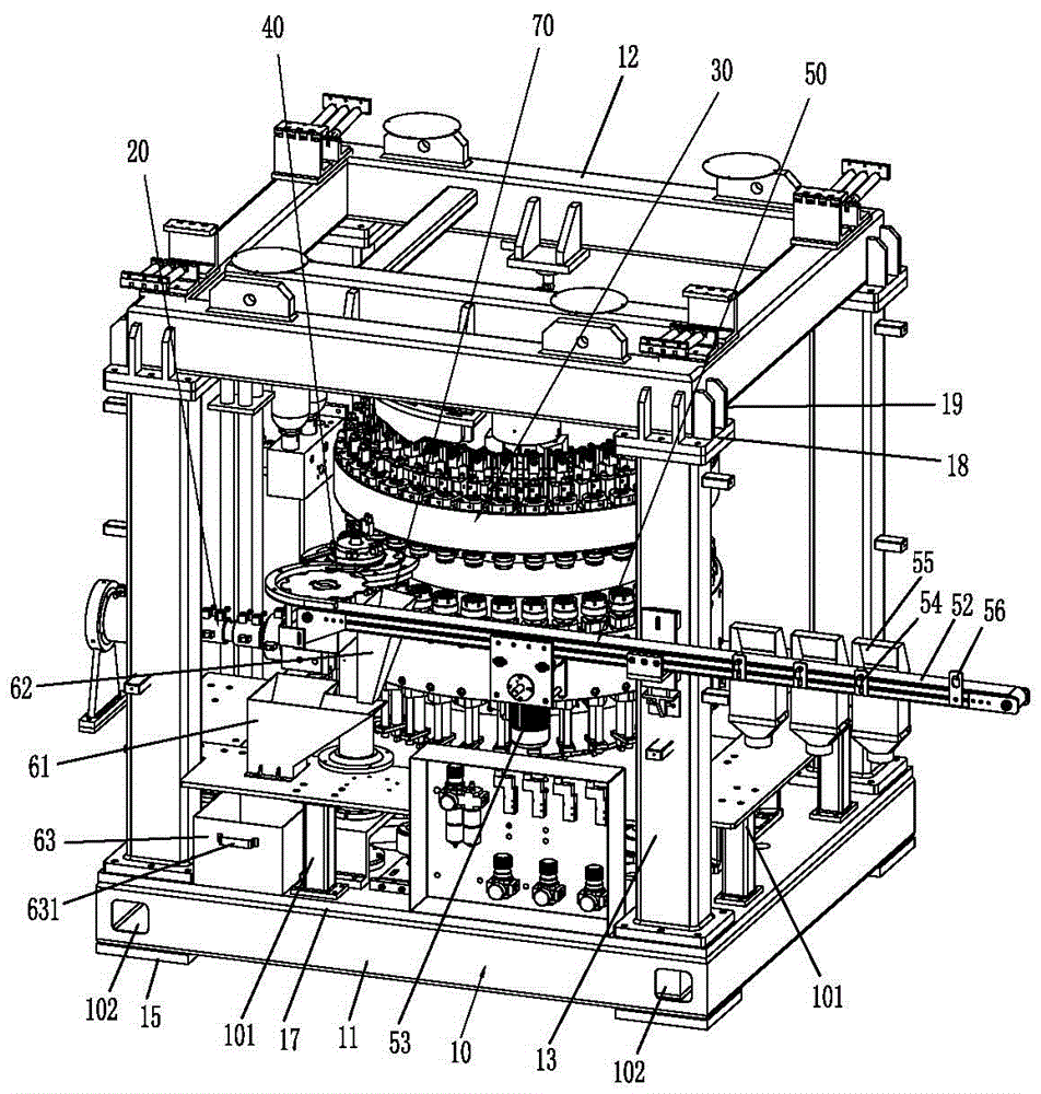 Stable and smooth block press structure with low failure rate