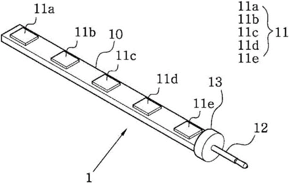 Hair curling device using far-infrared ray leds