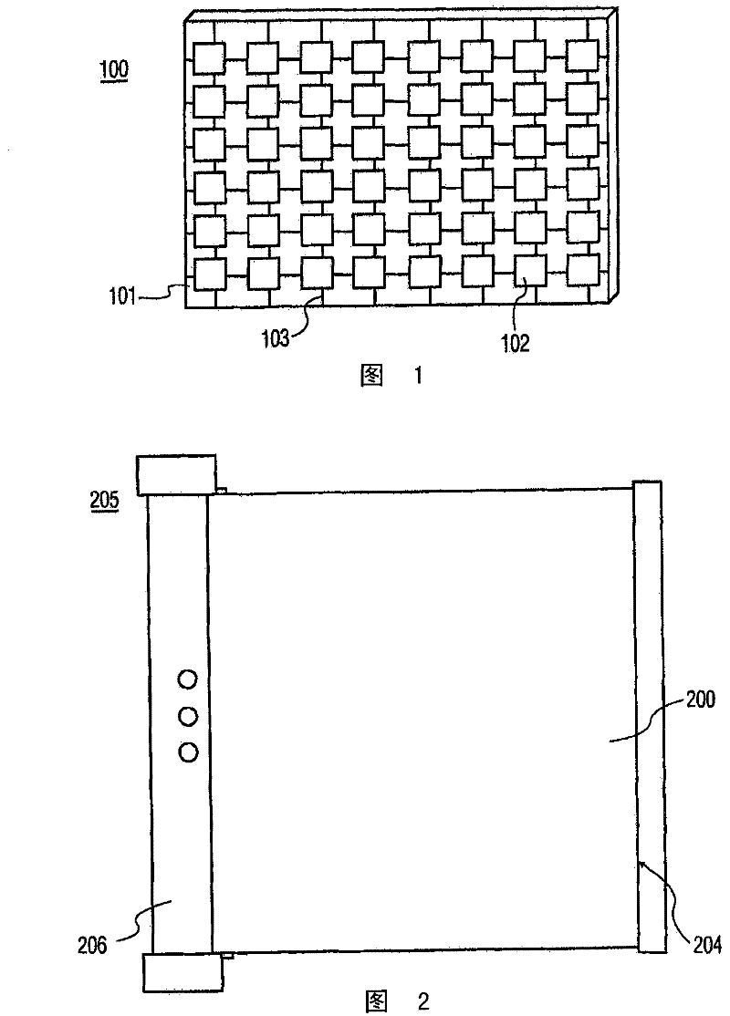 Bagged rollable display